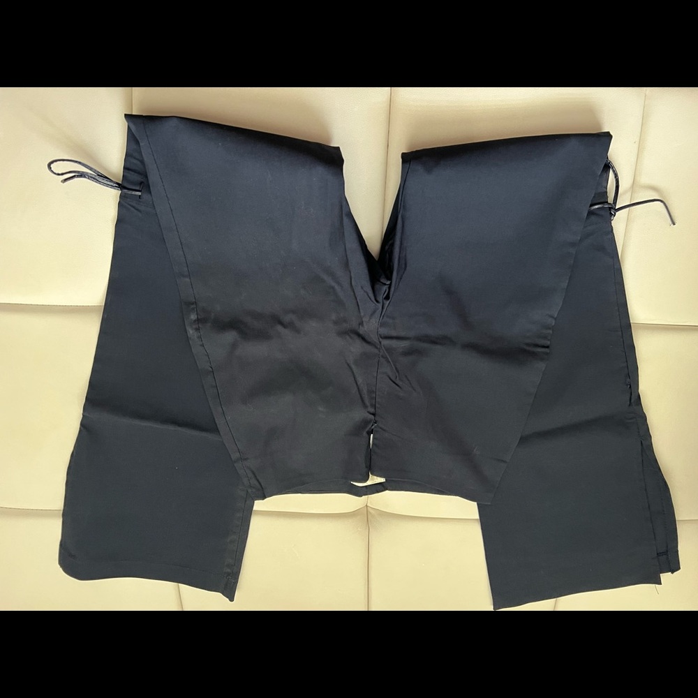 Boot cut embellished navy stretch